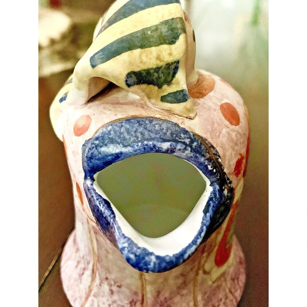 Vintage 1985 The Cellar Italy Peasant Woman Creamer Pitcher 4